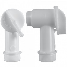 ROBINET DE PLASTIQUE POUR FUT DE 3/4"