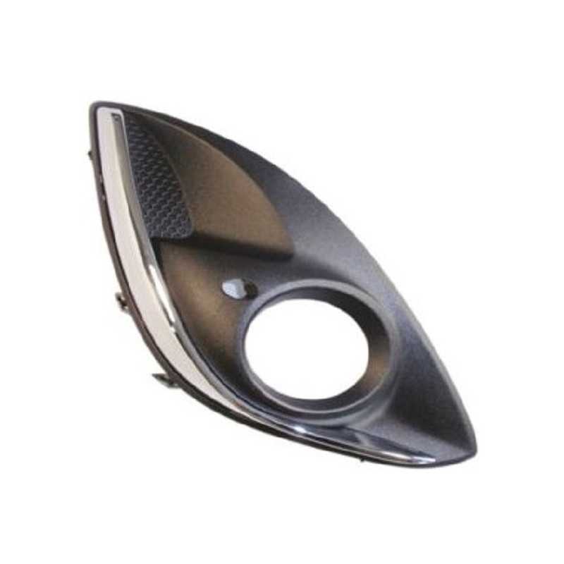 Grille de pare choc avant droit a/emplacement AB pour Opel Corsa D à partir de 02/11 CHROME OP0670101E