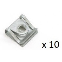 10 clips, ecrous, pattes metalique, agrafes, vis de protection de cache sous moteur pour Audi Seat Skoda Vw 111 115 *10