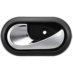 Poignée de porte gauche chrome brillant pour Clio 3 Mégane 2 Modus Twingo Dacia Sandero DA2003MA-LH