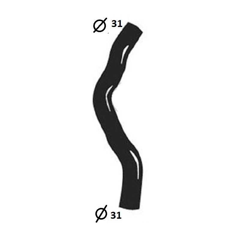 Durite de radiateur, tuyau de refroidissement supérieur pour Peugeot 405 ph 1 2 1.6 1.9 F7960