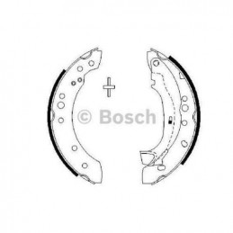 Jeu de 4 mâchoires de frein arriere BOSCH pour Citroen C2 C3 Peugeot 1007 0 986 487 664