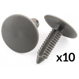 10 Clips, agrafes plastique rivet pour Ford Connect Fusion Taurus 341