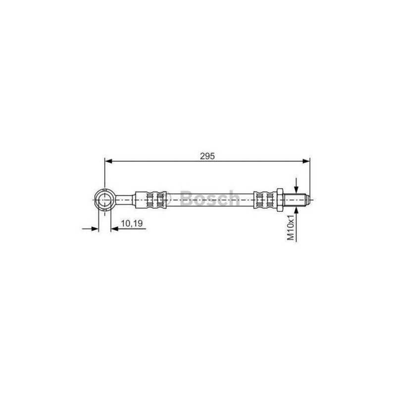 Flexible de frein avant droit BOSCH pour Suzuki Samurai SJ 1.3 1.9 1 987 481 365