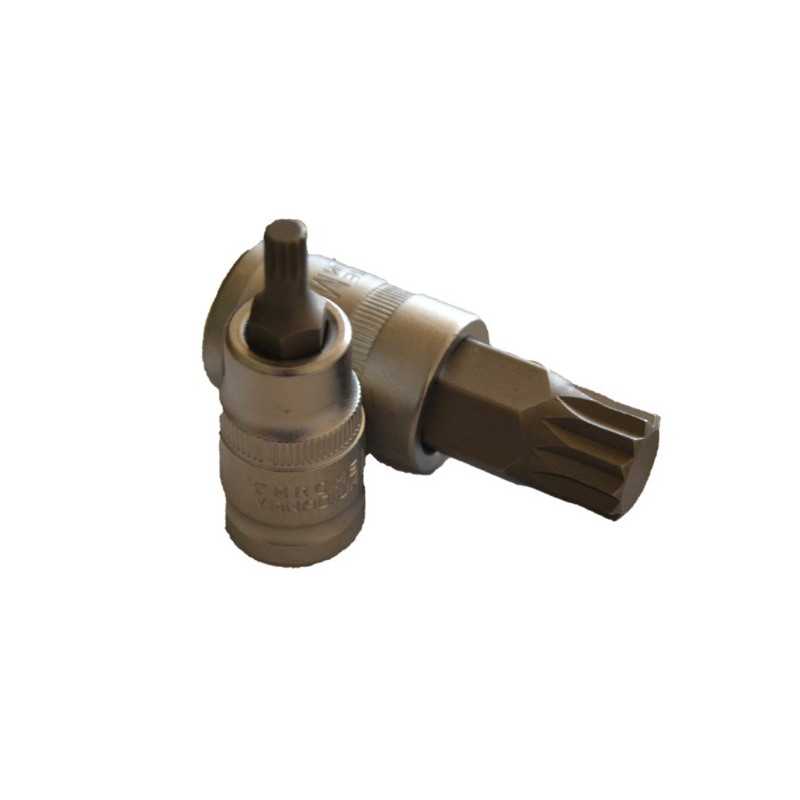 Embout 1/2" 12 PANS POINTE M12 55MM 10008 Embout 1/2" 12 PANS POINTE M12 55MM 10008