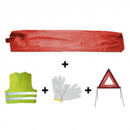 KIT DE SÉCURITÉ POCHETTE MINI Rouge 53172