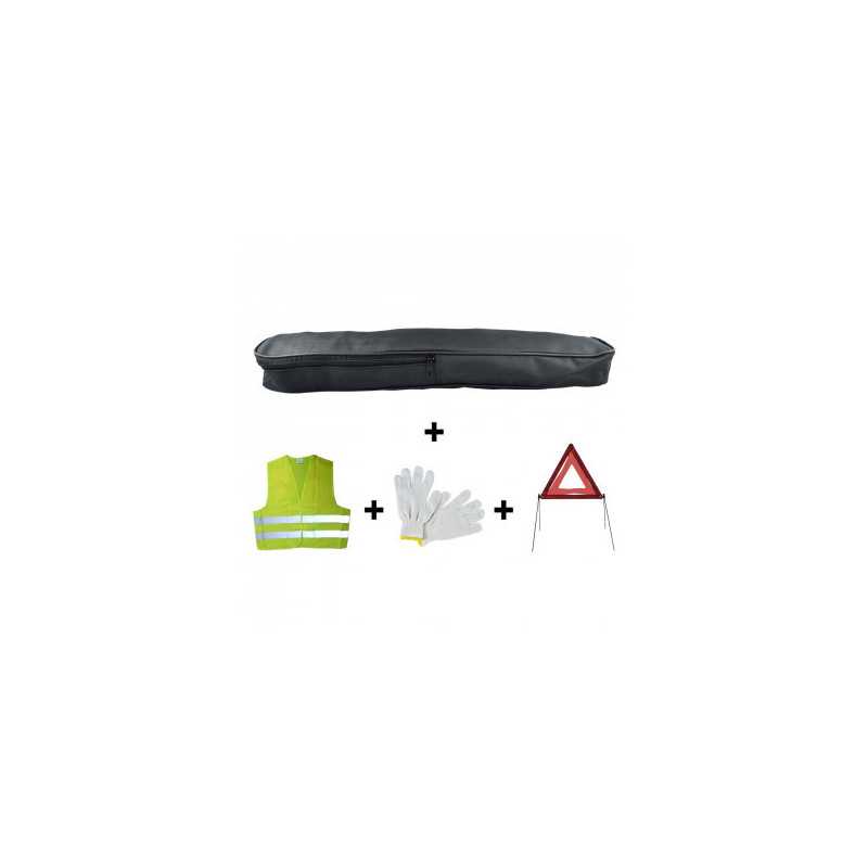 KIT DE SÉCURITÉ POCHETTE PVC Noir 53185 KIT DE SÉCURITÉ POCHETTE PVC Noir 53185