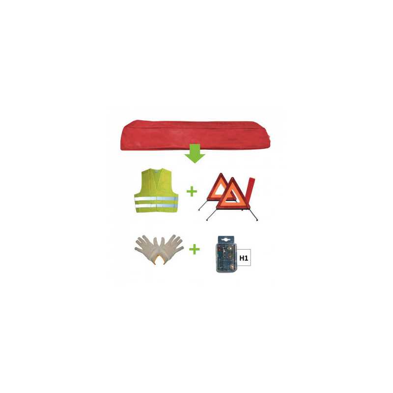 KIT DE SÉCURITÉ H1 Rouge 52776 KIT DE SÉCURITÉ H1 Rouge 52776