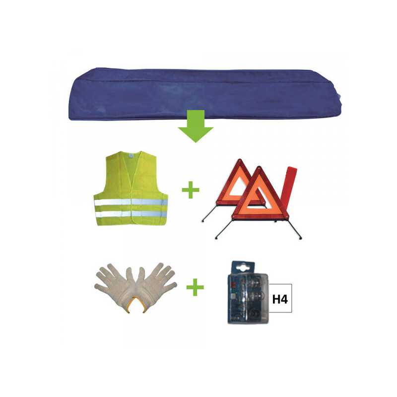 KIT DE SÉCURITÉ H4 Bleu