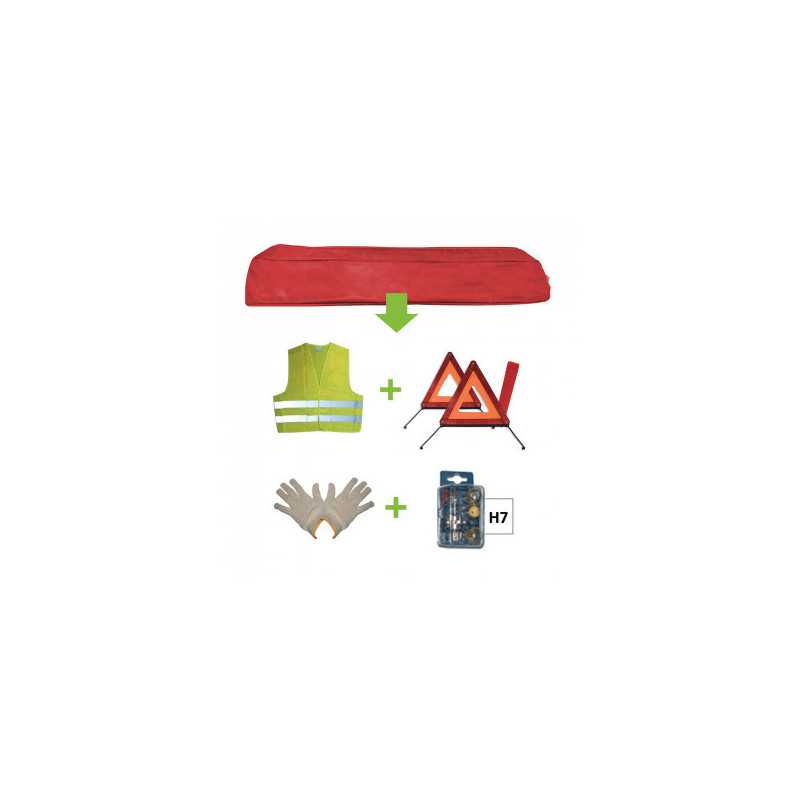 KIT DE SÉCURITÉ H7 Rouge 52778 KIT DE SÉCURITÉ H7 Rouge 52778