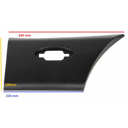 Baguette, bande de protection arrière droite pour NISSAN Interstar / OPEL Movano B / RENAULT Master III M1375