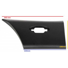 Baguette, bande de protection arrière gauche pour NISSAN Interstar / OPEL Movano B / RENAULT Master III M1374