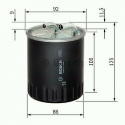 Filtre à carburant BOSCH pour Chysler Mercedes Classe A B C E M S CLK CLS Mitsubishi Colt Sprinter Viano Vito Smart Forfour 1...