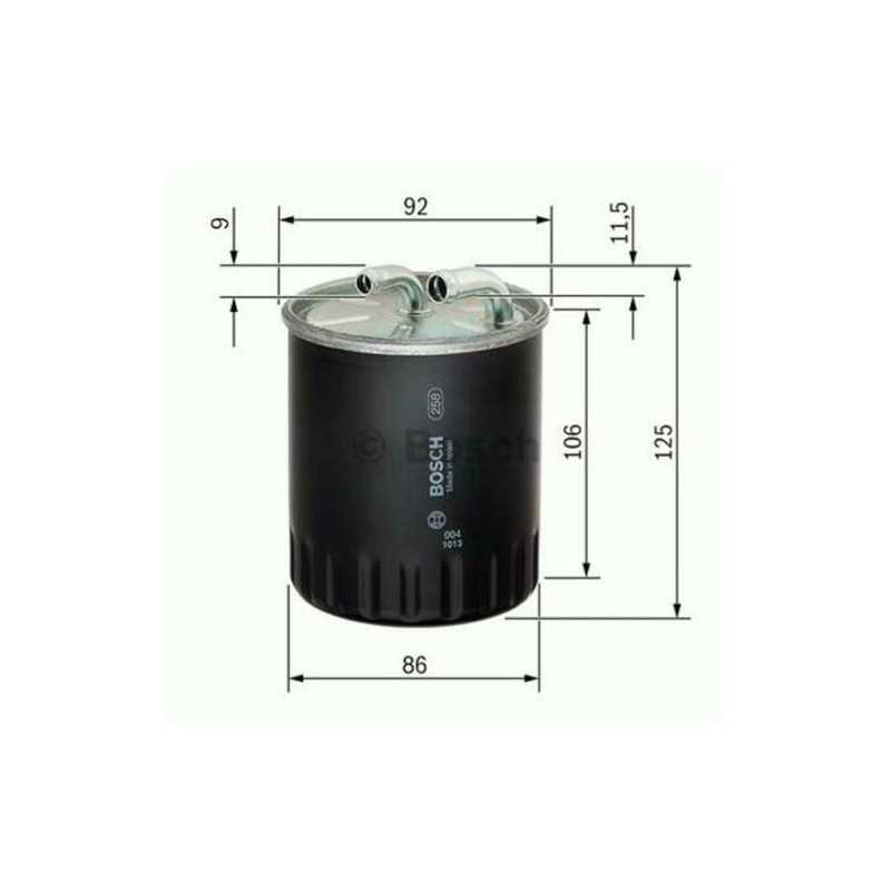 Filtre à carburant BOSCH pour Chysler Mercedes Classe A B C E M S CLK CLS Mitsubishi Colt Sprinter Viano Vito Smart Forfour