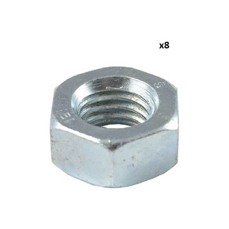 8 ÉCROUS ZINGUÉ DIN 934 M14 10812 *8 8 ÉCROUS ZINGUÉ DIN 934 M14 10812 *8