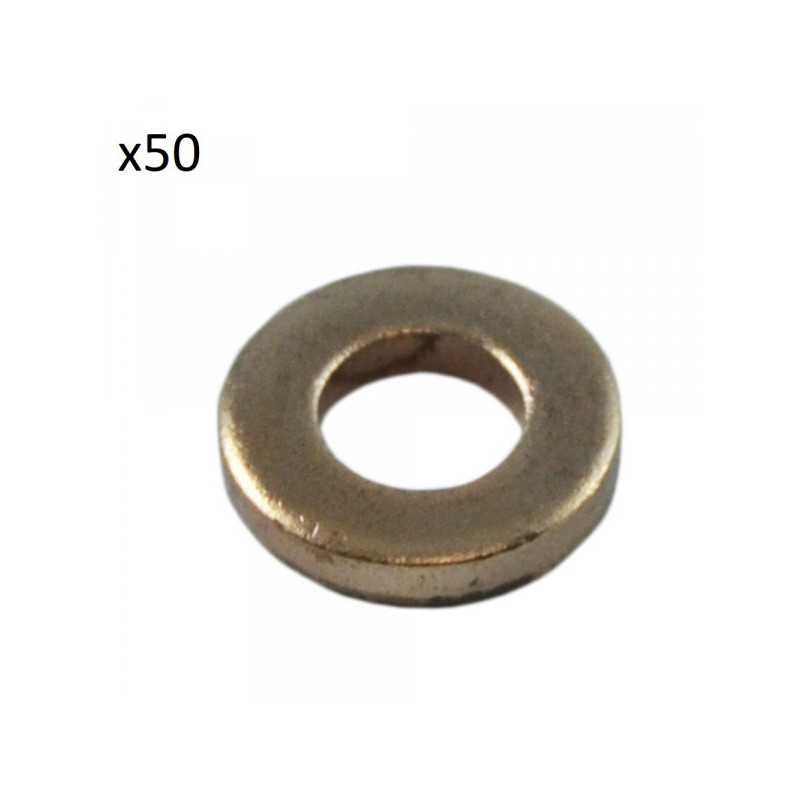 SAC DE 50 RONDELLES DE CUIVRE POUR INJECTEURS (13,8 x 7,3 x 1,4MM) 13819 SAC DE 50 RONDELLES DE CUIVRE POUR INJECTEURS (13,8 x 7,3 x 1,4MM) 13819