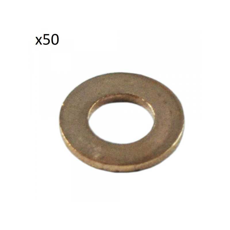 SAC DE 50 RONDELLES DE CUIVRE POUR INJECTEURS (14,6 x 7,5 x 1,3MM) 13820 SAC DE 50 RONDELLES DE CUIVRE POUR INJECTEURS (14,6 x 7,5 x 1,3MM) 13820