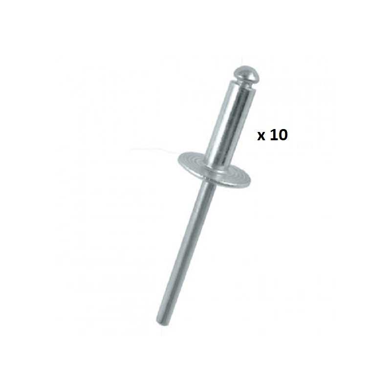 10 RIVETS 3.2X9.7MM 10879 *10 10 RIVETS 3.2X9.7MM 10879 *10