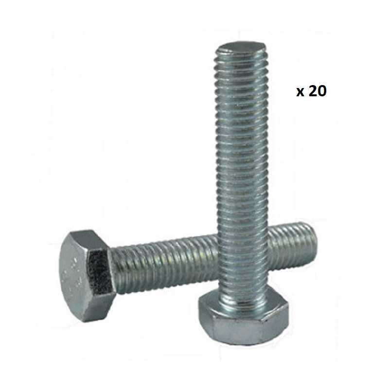 20 VIS ZINGUÉE DIN 933 8.8 M12x60 10778 *20 20 VIS ZINGUÉE DIN 933 8.8 M12x60 10778 *20