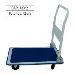 CHARIOT PLATEFORME ACIER CAP. 130KG PLIANT 52200