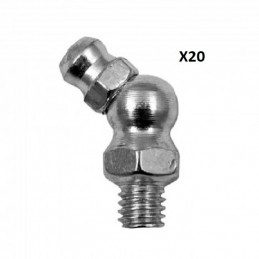 20 GRAISSEUR ANGLE 45º DE 6mm 10871 *20