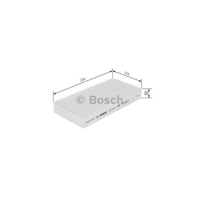 Filtre d'habitacle, à pollen BOSCH pour Chrysler PT Cruiser 1.6 2.0 2.2 2.4 1 987 432 184