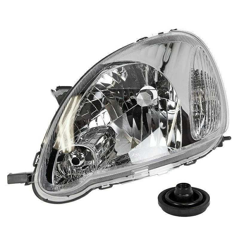 Optique, phare avant gauche pour Toyota Yaris Fond Noir : Type Koito - Production japonaise TAA3004L Optique, phare avant gauche pour Toyota Yaris Fond Noir : Type Koito - Production japonaise TAA3004L
