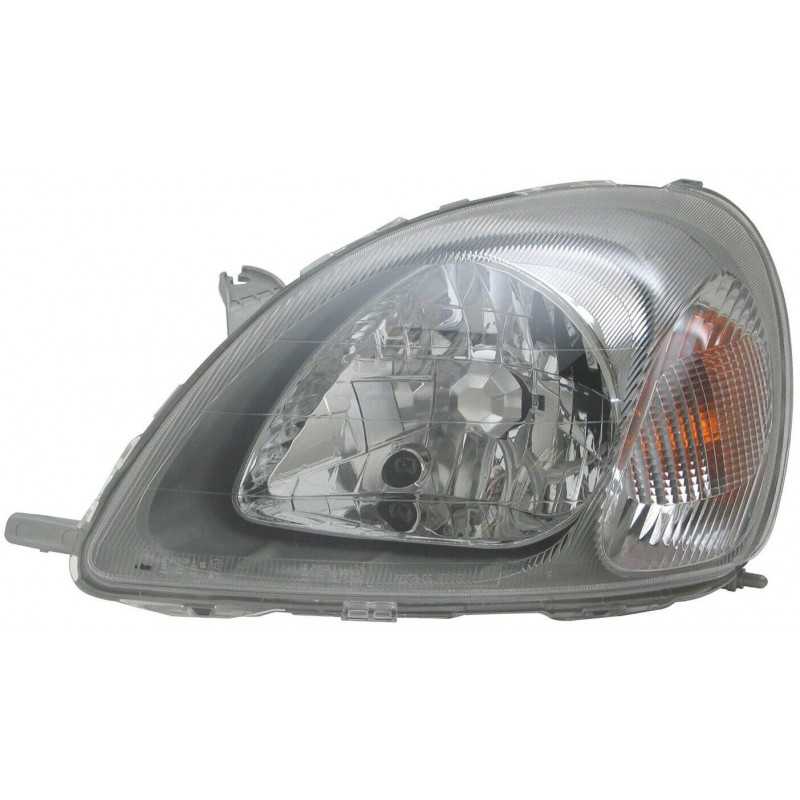 Optique, Phare avant gauche pour Toyota Yaris - Type Valeo Fond blanc TAA3002L