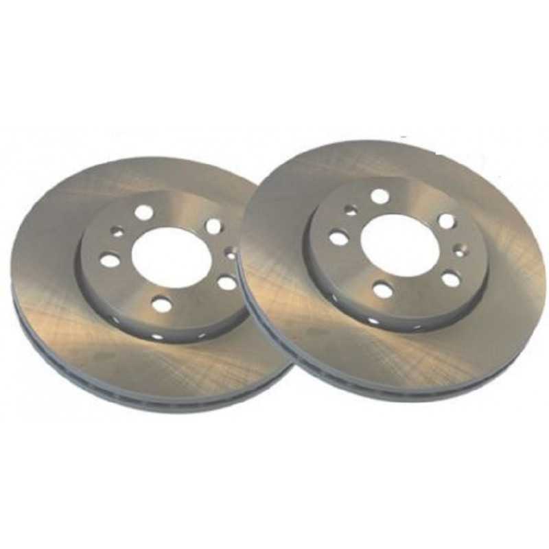 Jeu de 2 disques de frein avant BREMBO pour Nissan Primastar Opel Vivaro A Renault Trafic 2 09.8937.11