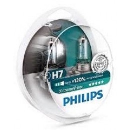 coffret 2 Ampoules H7 Philips XtremVision 12972XV+S2*2