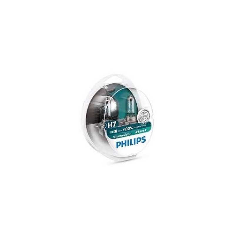 coffret 2 Ampoules H7 Philips XtremVision 12972XV+S2*2