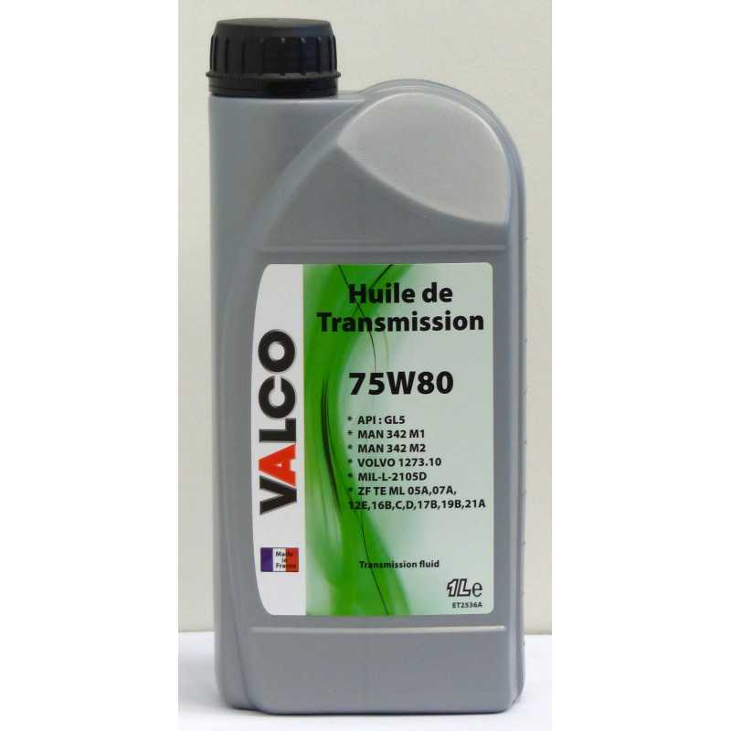 HUILE 1L BOITE 75W80 VALCO