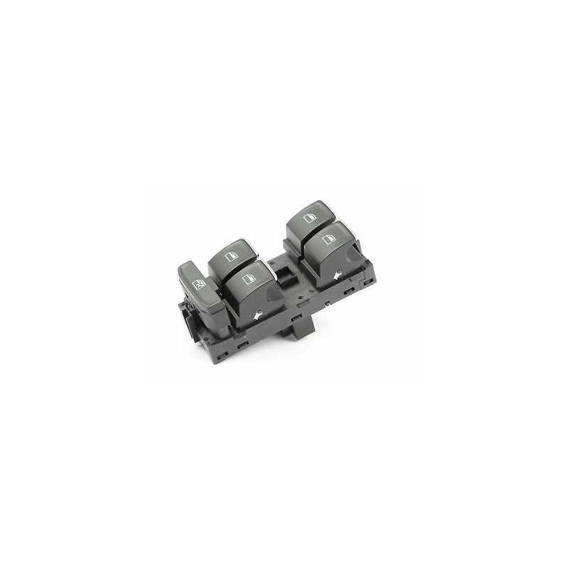 Bouton interrupteur, lève-vitre avant gauche pour Vw Golf 7 Passat B8 Chrome/Noir