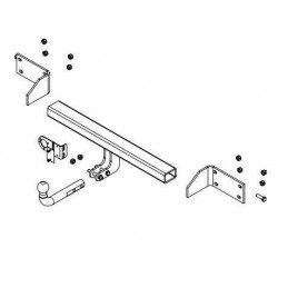 Attelage Atnor pour Mercedes Classe A et B 2 W246 2190R