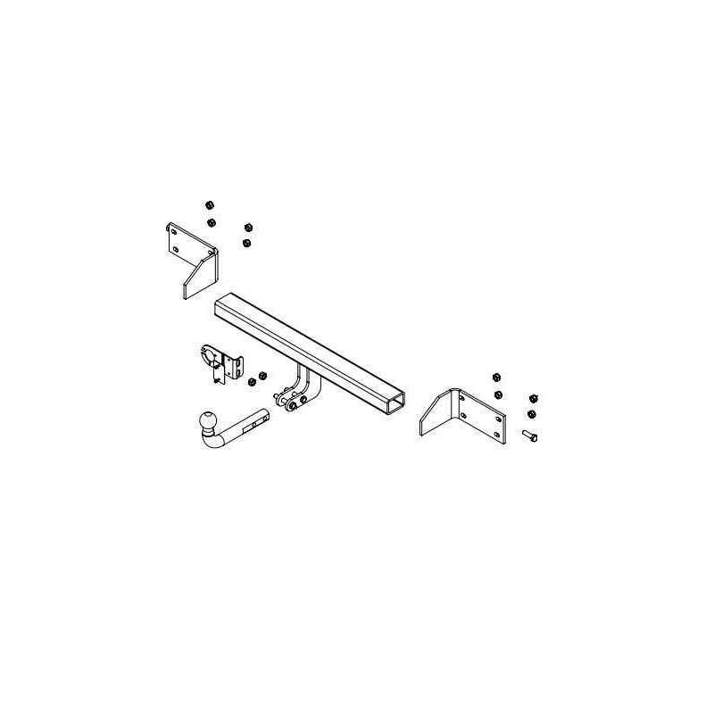 Attelage Atnor pour Mercedes Classe A et B 2 W246 2190R Attelage Atnor pour Mercedes Classe A et B 2 W246 2190R