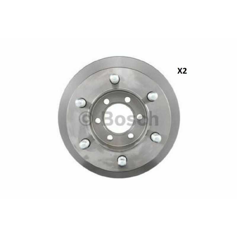 Jeu de 2 disques de frein avant BOSCH pour Iveco Daily 2 3 0 986 478 885