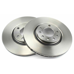 Jeu de 2 disques de frein avant BOSCH pour Opel Astra G H Corsa D E Meriva Zafira B Saab 9-5 0986479113