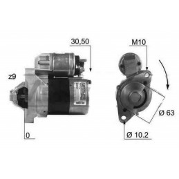 Demarreur pour Renault Clio 1 2 3 Kangoo Modus Symbol Twingo 1 2 Nissan Kubistar Dacia Sandero 220358A