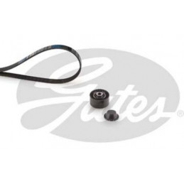 Kit de courroie d'accessoire GATES pour Renault Clio 3 Modus Twingo Wind K017PK1035