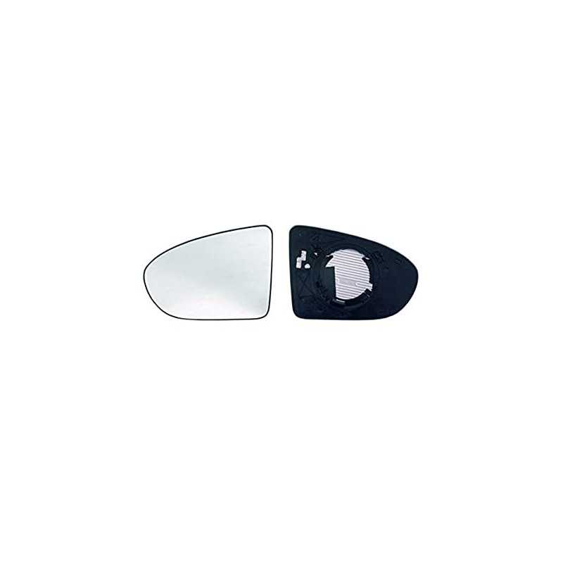 Support verre, glace de rétroviseur gauche s/angle mort pour Nissan Qashqai