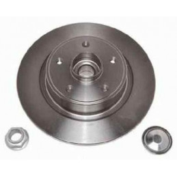 Jeu de 2 disques de frein arriere pleins avec roulement EICHER pour Renault Laguna 2 Grand Scenic 2 104745519