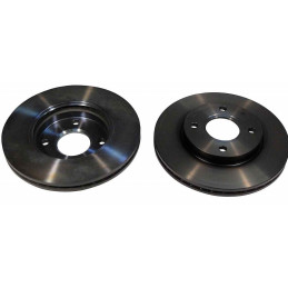 Jeu de 2 disques de frein avant pour Ford Fiesta4 Focus Fusion Ka Puma Mazda 121 Ph3 2 B130040