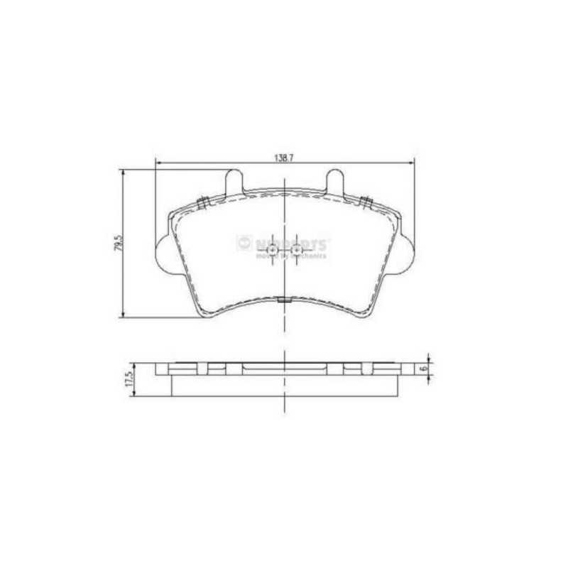 Filtre à air NIPPARTS pour Nissan Interstar Opel Movano Renault Master 2 J3601079