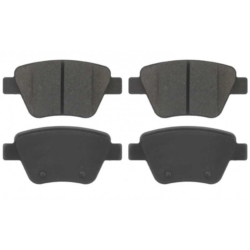 Jeu de 4 plaquettes de frein arrière EICHER pour Audi A1 A3 Seat Altea Skoda Octavia Superb Yeti Vw Caddy Golf Jetta Scirocco...