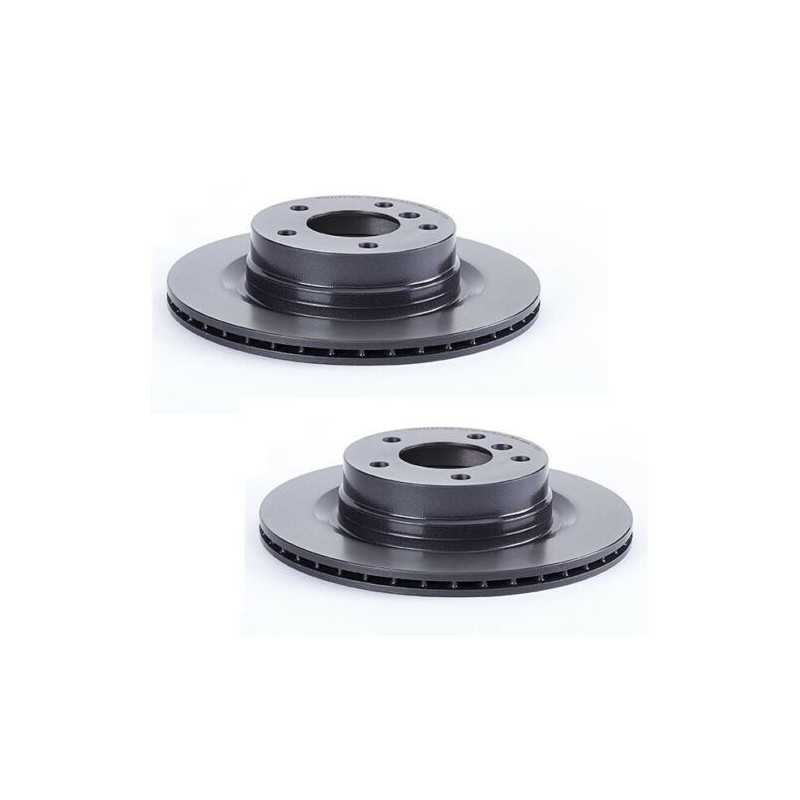 Jeu de 2 disques de frein arrière EICHER pour Bmw Série 1 E81 E87 Série 3 E90/91/92/93