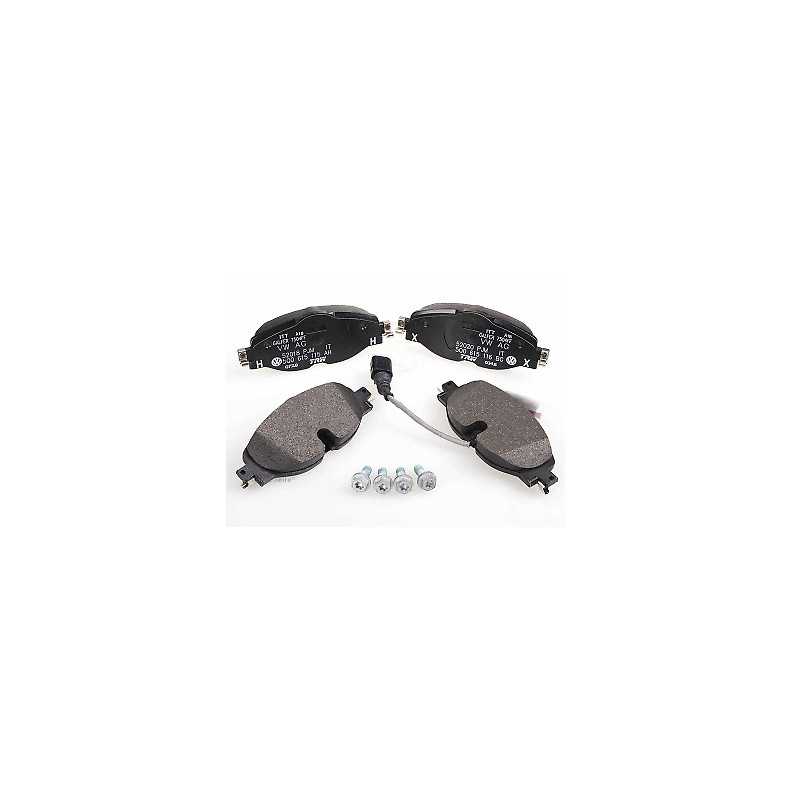 Jeu de 4 plaquettes de frein avant EICHER pour Audi A3 TT Q2 Seat Ateca Leon Skoda Octavia Superb Vw Golf Passat T-Roc Touran