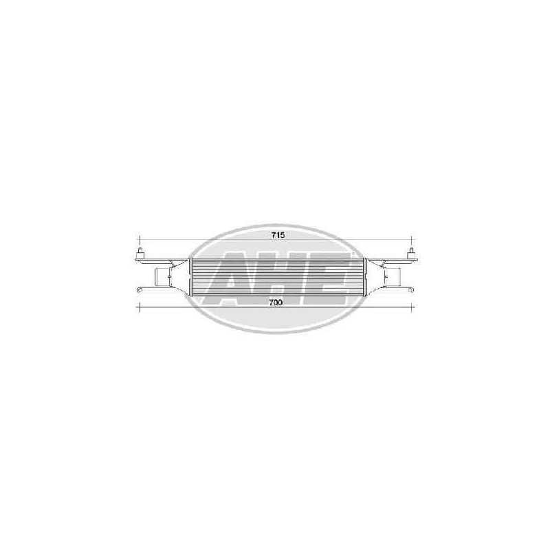 Echangeur d'air fiat grande punto 1.3 MJ 75 HP 3414101