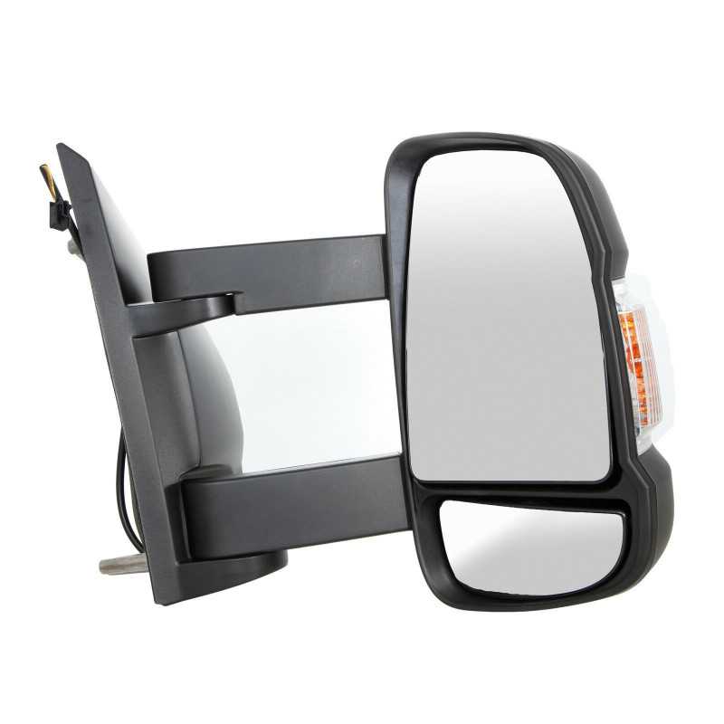 Rétroviseur extérieur droit pour Fiat Ducato après 07/06 manuel bras long 190mm A/Feu