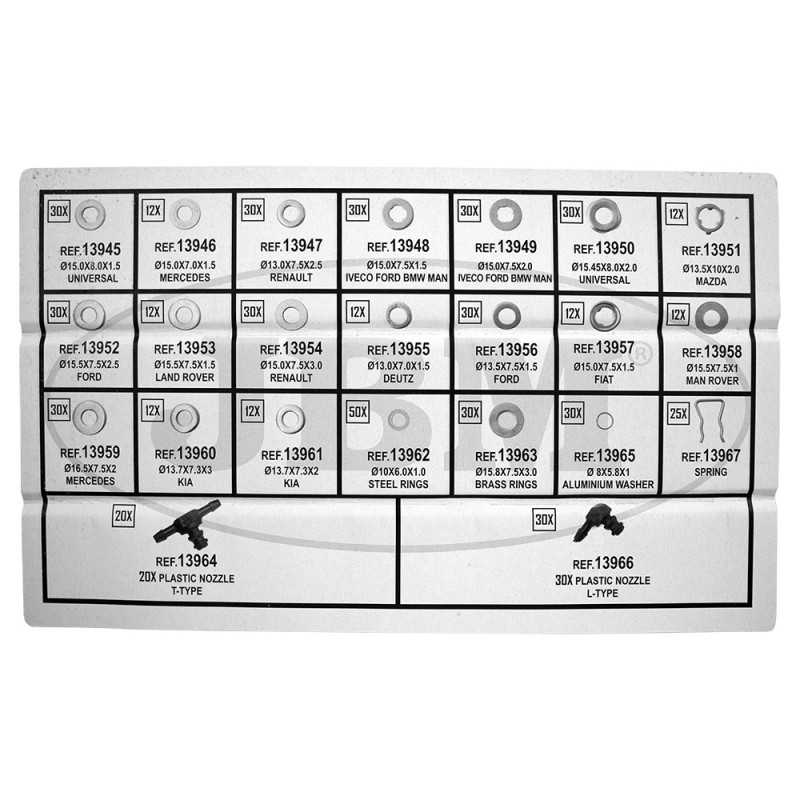Kit De 100 Rondelles Joints En Cuivre - Pour Industrie Automobile, Avec Boîte De Rangement, Neuf