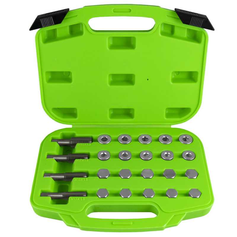 COFFRET DE REPARATION DES BOUCHONS DE CARTERS D’HUILE 51337 COFFRET DE REPARATION DES BOUCHONS DE CARTERS D’HUILE 51337